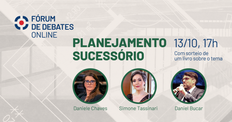 Especialistas debaterão planejamento sucessório em webinar gratuito