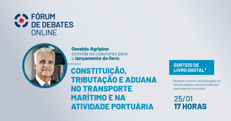 Webinar marca lançamento de livro sobre Direito Aduaneiro, Marítimo e Portuário